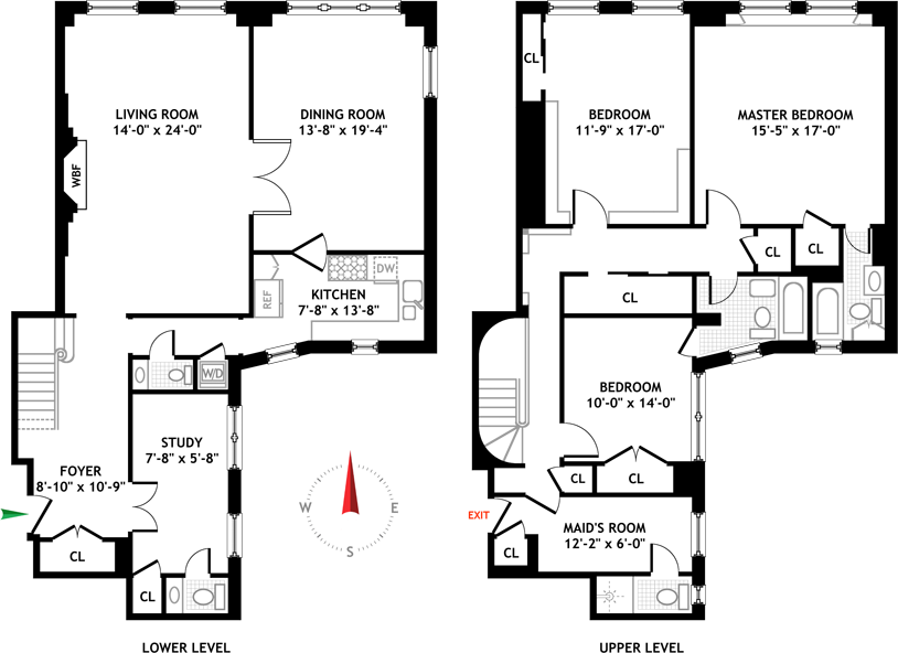 Three Bedroom Classic Duplex